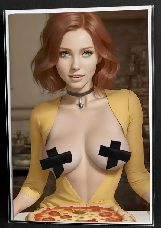 April O'Neil - Indulges | Naughty Virgin Cover | Wicked Comic Books Exclusive | (100 Copies w/CoA)