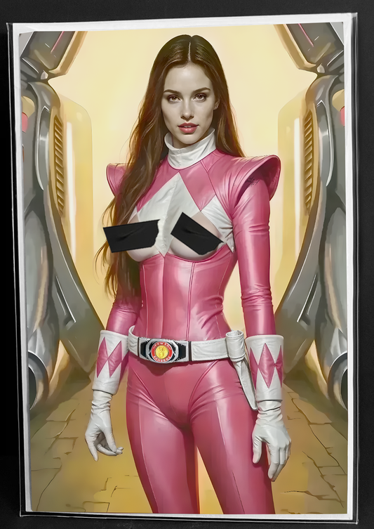 Pink Ranger Cosplay Virgin Cover – Wicked Comic Books Exclusive, Limited Edition